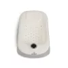 HAVANA Babybadewannenhalter mit Wasserthermometer WEISS