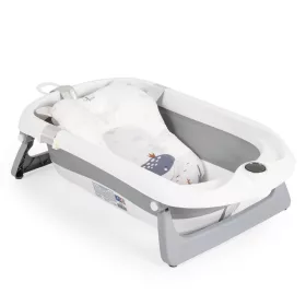BALENA Faltbadewanne mit Eimern, Kissen und Zubehör GRAU