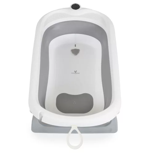 BALENA Faltbadewanne mit Eimern, Kissen und Zubehör GRAU