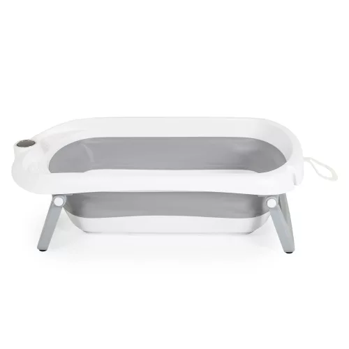 BALENA Faltbadewanne mit Eimern, Kissen und Zubehör GRAU