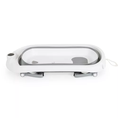 BALENA Faltbadewanne mit Eimern, Kissen und Zubehör GRAU