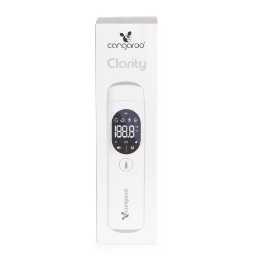 CLARITY Infrarot-Thermometer, berührungslos, LED, batteriebetrieben, 2-in-1