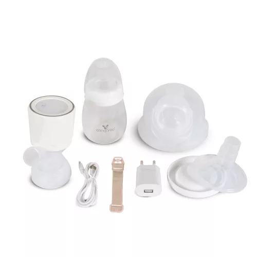 SIENA elektrische und freihändige Milchpumpe 2in1, wiederaufladbar, 210 ml