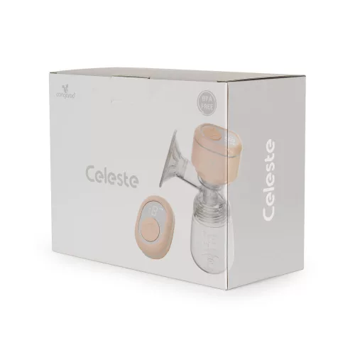 CELESTE elektrische Milchpumpe mit 180-ml-Tank und USB-Ladegerät