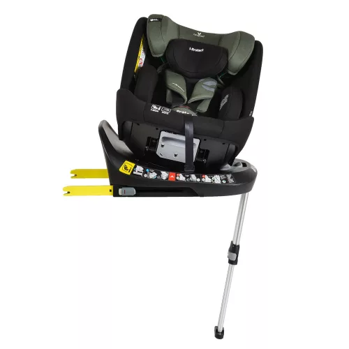 i-PROTECT autós ülés 40-150cm támasztólábbal 360 forgatható ZÖLD