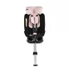 i-PROTECT autós ülés 40-150cm támasztólábbal 360 forgatható PINK