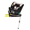 i-PROTECT autós ülés 40-150cm támasztólábbal 360 forgatható PINK