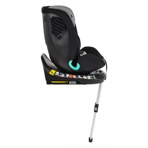 i-PROTECT autós ülés 40-150cm támasztólábbal 360 forgatható STEEL/SZÜRKE