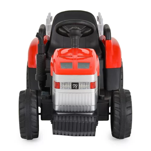 BO DALLAS električni traktor s prikolicom 12V 140cm CRVENI