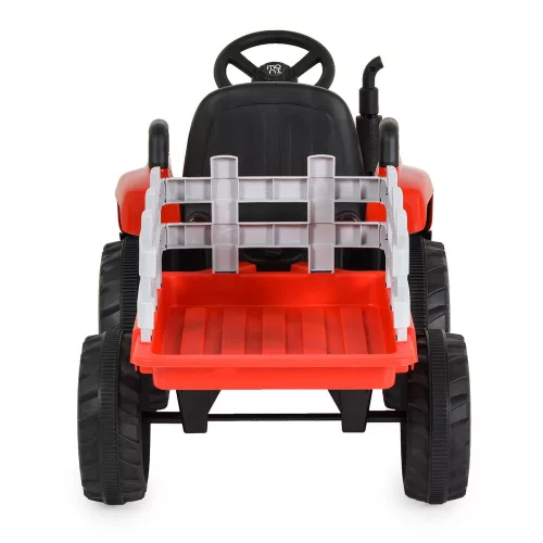 BO DALLAS električni traktor s prikolicom 12V 140cm CRVENI