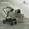 CELEBRITY  multifunkciós 2 részes 2IN1 babakocsi szett ZÖLD