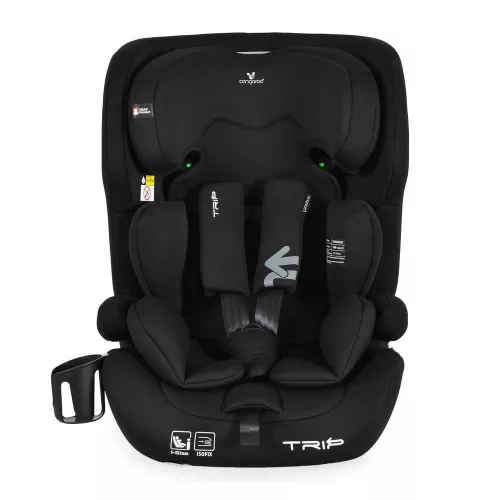 TRIP autosjedalica 76-150 cm CRNA