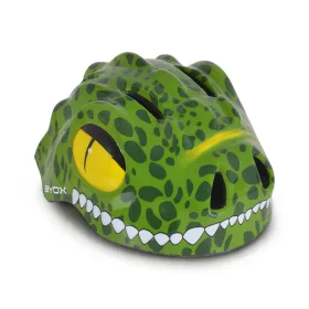 Fahrradhelm Dino Kids mit Kreuz Grün