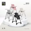 RICO Multi-Hochstuhl ohne unteren Korb, faltbar, PINK