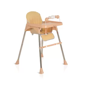 CENTURY Hochstuhl mit Spielbrücke aus Kunststoff, Beige