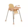 CENTURY Hochstuhl mit Spielbrücke aus Kunststoff, Beige