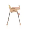 CENTURY Hochstuhl mit Spielbrücke aus Kunststoff, Beige
