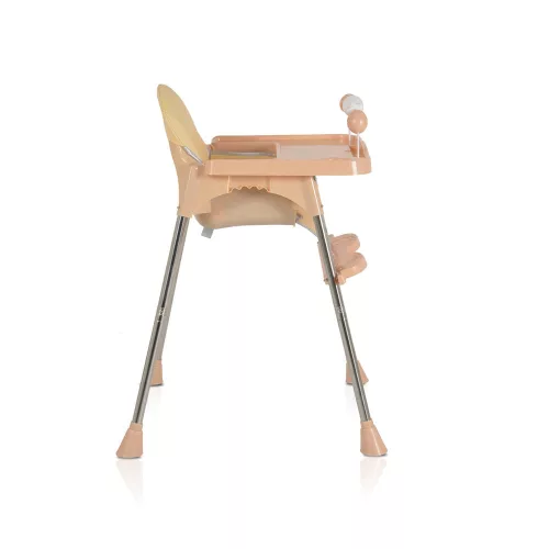 CENTURY Hochstuhl mit Spielbrücke aus Kunststoff, Beige