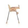 CENTURY Hochstuhl mit Spielbrücke aus Kunststoff, Beige