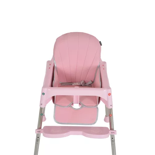 CENTURY etetőszék műanyag játékhíddal PINK
