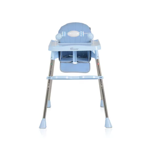 CENTURY Hochstuhl mit Spielbrücke aus Kunststoff, BLAU