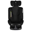 i-MAXX autós ülés,  isofix, forgatható, 2 plüss+párna 40-150cm FEKETE