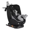 i-MAXX autós ülés,  isofix, forgatható, 2 plüss+párna 40-150cm SZÜRKE