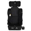 SECURITY autós ülés belső övvel, isofix, ajándék 2plüss+párna 76-150cm FEKETE