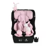 SECURITY autós ülés belső övvel, isofix, ajándék 2plüss+párna 76-150cm PINK