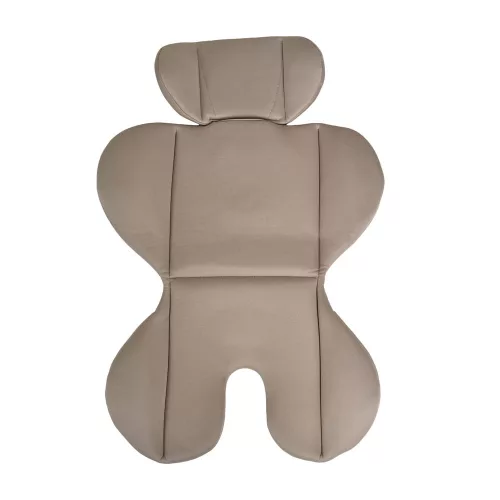 SECURITY autós ülés belső övvel, isofix, ajándék 2plüss+párna 76-150cm BÉZS