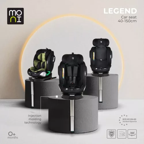 LEGEND autós ülés 40-150cm támasztólábbal ZÖLD