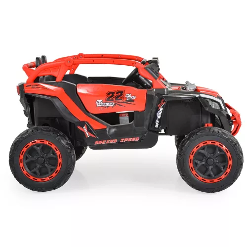 Električni UTV automobil BO KANSAS s 4 motora, crveni