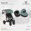 EGGO 3in1 babakocsi szett kemény mózes+autós hordozó EMERALD ZÖLD