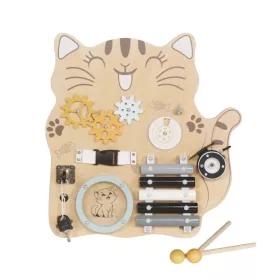 Montessori-Lernwand Katze