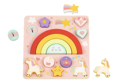 MONI 2IN1 balance puzzle Unicornis SZIVÁRVÁNY