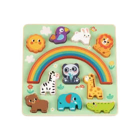MONI 2IN1 balance puzzle ÁLLATOS/ANIMALS