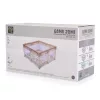 GAMEZONE járóka  összecsukható szőnyeggel, 60 labdával 120x120 SZÜRKE