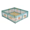 GAMEZONE járóka összecsukható szőnyeggel, 60 labdával 150x200 MENTA