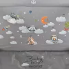 JOYZI utazójáróka összecsukható 90*90cm SZÜRKE