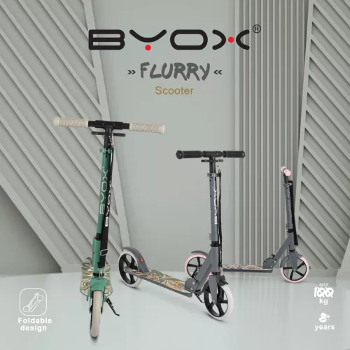 FLURRY roller nagy 2kerekű 100kg SÖTÉT ZÖLD