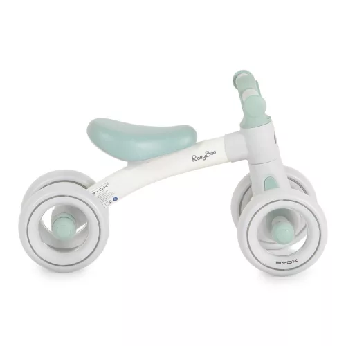 ROLLYBO mini futóbicikli 4 kerekű ZÖLD 