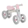 ROLLYBO mini futóbicikli 4 kerekű PINK