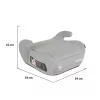 BOOST Prémium autós ülésmagasító 125-150cm SZÜRKE