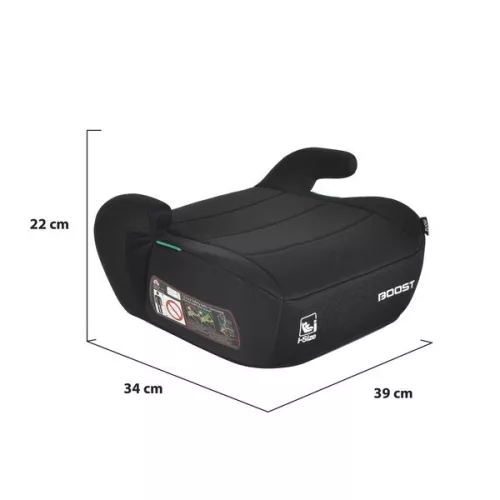 BOOST Prémium autós ülésmagasító 125-150cm FEKETE