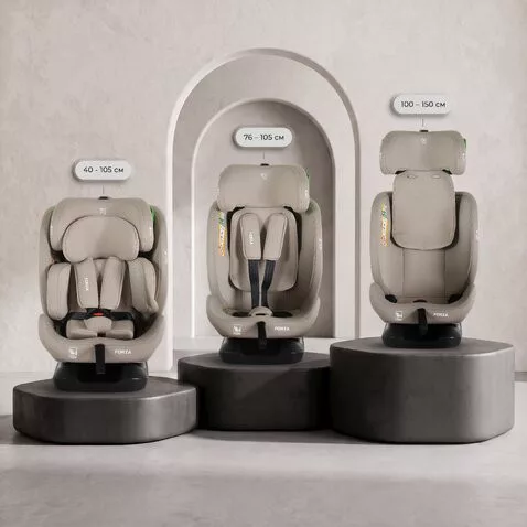 FORZA Prémium autós ülés isofix nélkül 40-150cm BÉZS