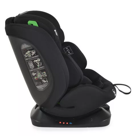 FORZA Prémium autós ülés isofix nélkül 40-150cm FEKETE