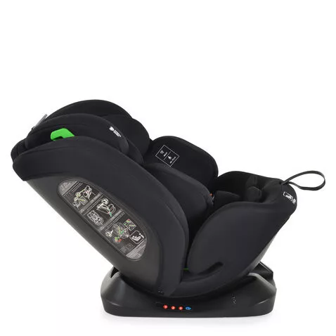 FORZA Prémium autós ülés isofix nélkül 40-150cm FEKETE