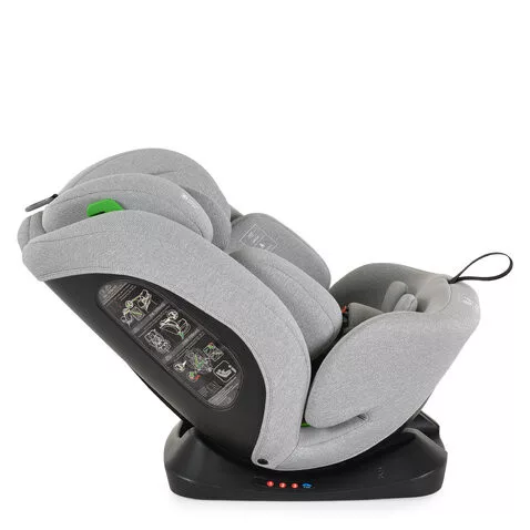 FORZA Prémium autós ülés isofix nélkül 40-150cm SZÜRKE