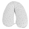HUGSY Schwangerschafts- und Stillkissen GRAU
