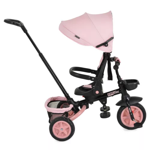 EXPLORE Dreirad mit klappbarem Lenker PINK